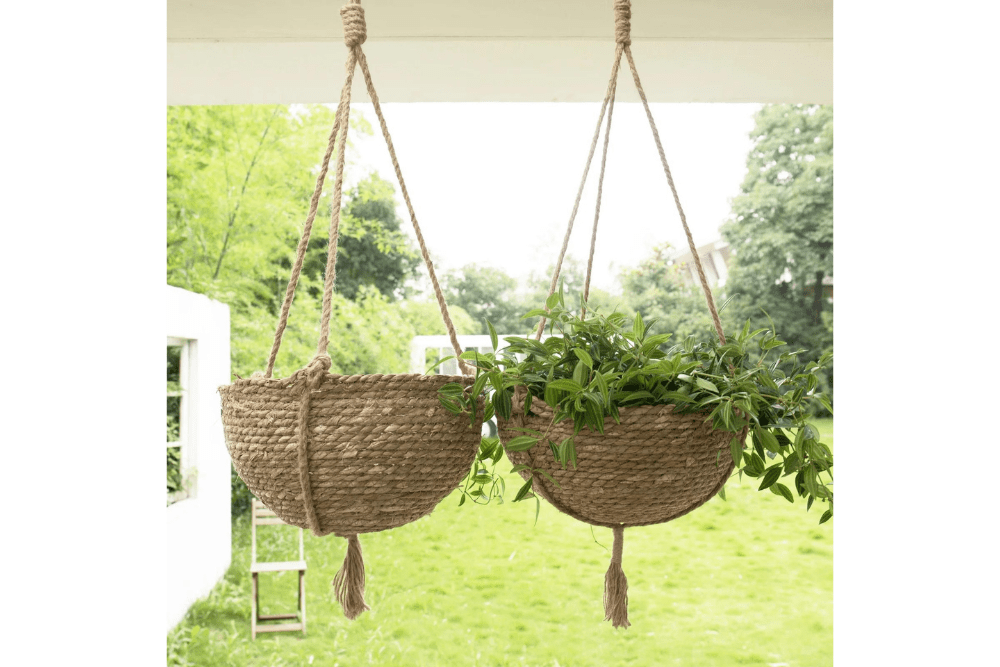 Deals Roundup 2/16 Option: Dakota Fields Borchardt Set of 2 Natural Fibers Hanging Planters