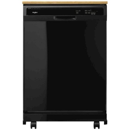  The Best Whirlpool Dishwashers Option: Whirlpool 24" Front Control Portable Dishwasher