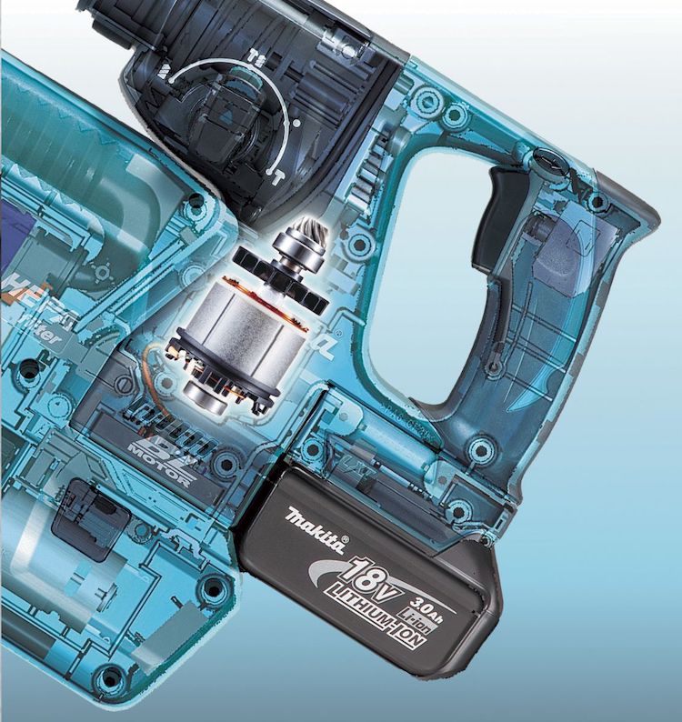 brushless motor in cordless tool