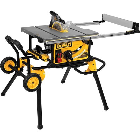  The Best Table Saws For Beginners Option: DEWALT 15 Amp Corded 10 in. Job Site Table Saw