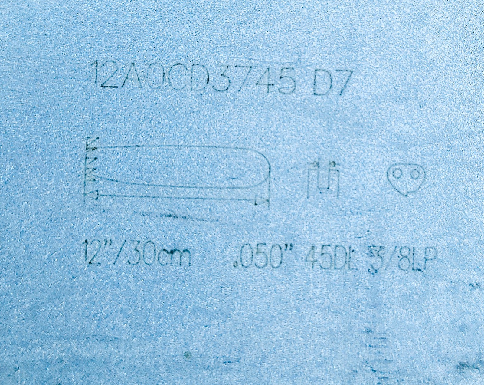 how to measure a chainsaw bar