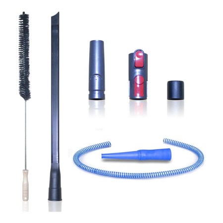  The Vacext Dryer Vent Cleaner Kit & Condenser Coil Brush on a white background.