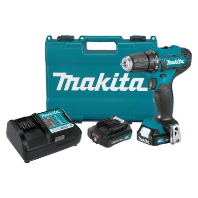 The Makita FD09R1 12V max CXT Lithium-Ion Cordless on a white background