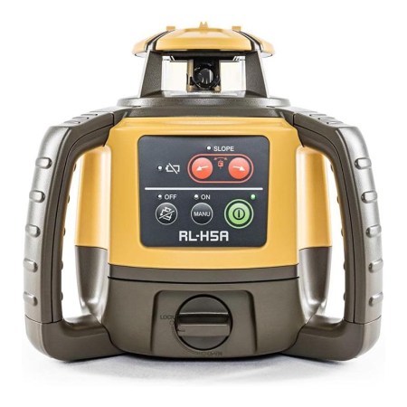  The Topcon RL-H5A Self-Leveling Construction Laser on a white background.