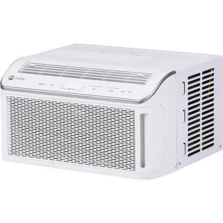  GE Profile 8,200 BTU Smart Window Air Conditioner on white background