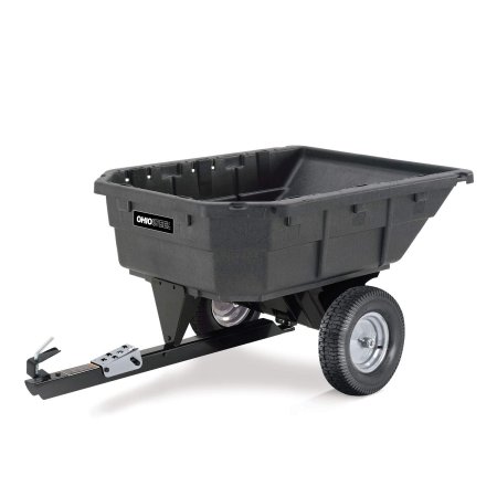  The Best Dump Carts for Lawn Tractors Option: Ohio Steel 15 cu. Ft. Poly Swivel Dump Cart