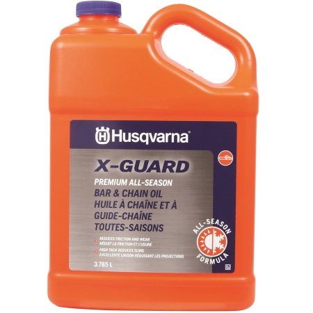  The Best Chainsaw Bar Oils Option: Husqvarna X-Guard All Season Bar & Chain Oil