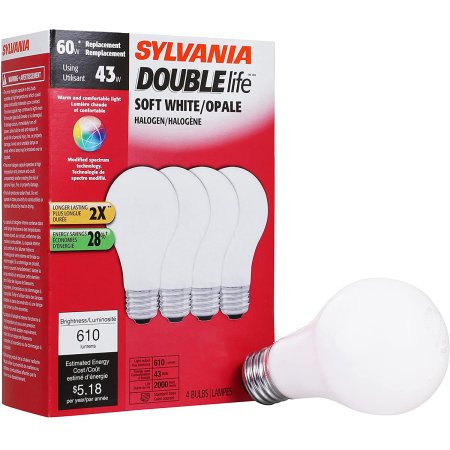  The Best Energy Efficient Light Bulbs Option: SYLVANIA Halogen Light Bulb