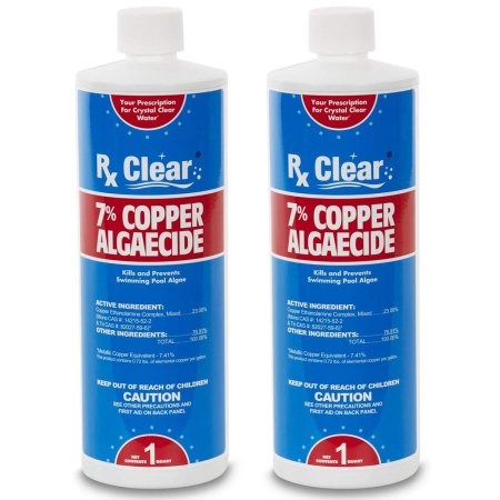  The Best Pool Algaecides Option: Rx Clear 7% Copper Algaecide