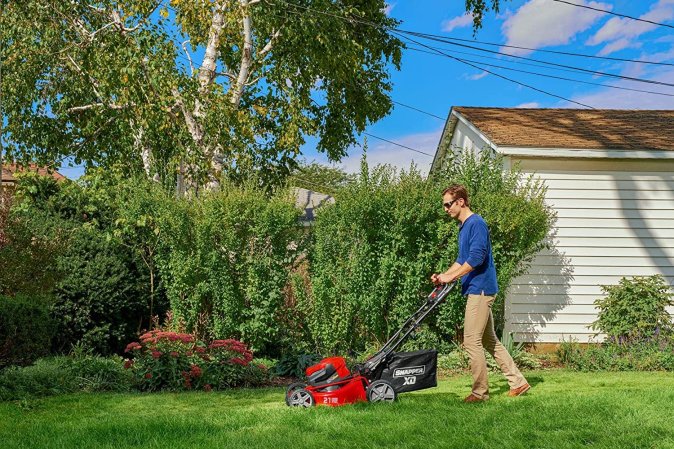 bv shop electric mowers