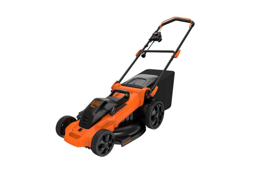 bv shop electric mowers Option: Black + Decker Corded Electric Walk Behind Push Lawn Mower