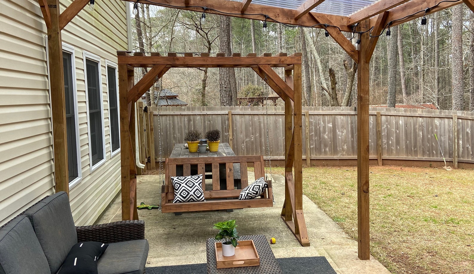 porch swing plans