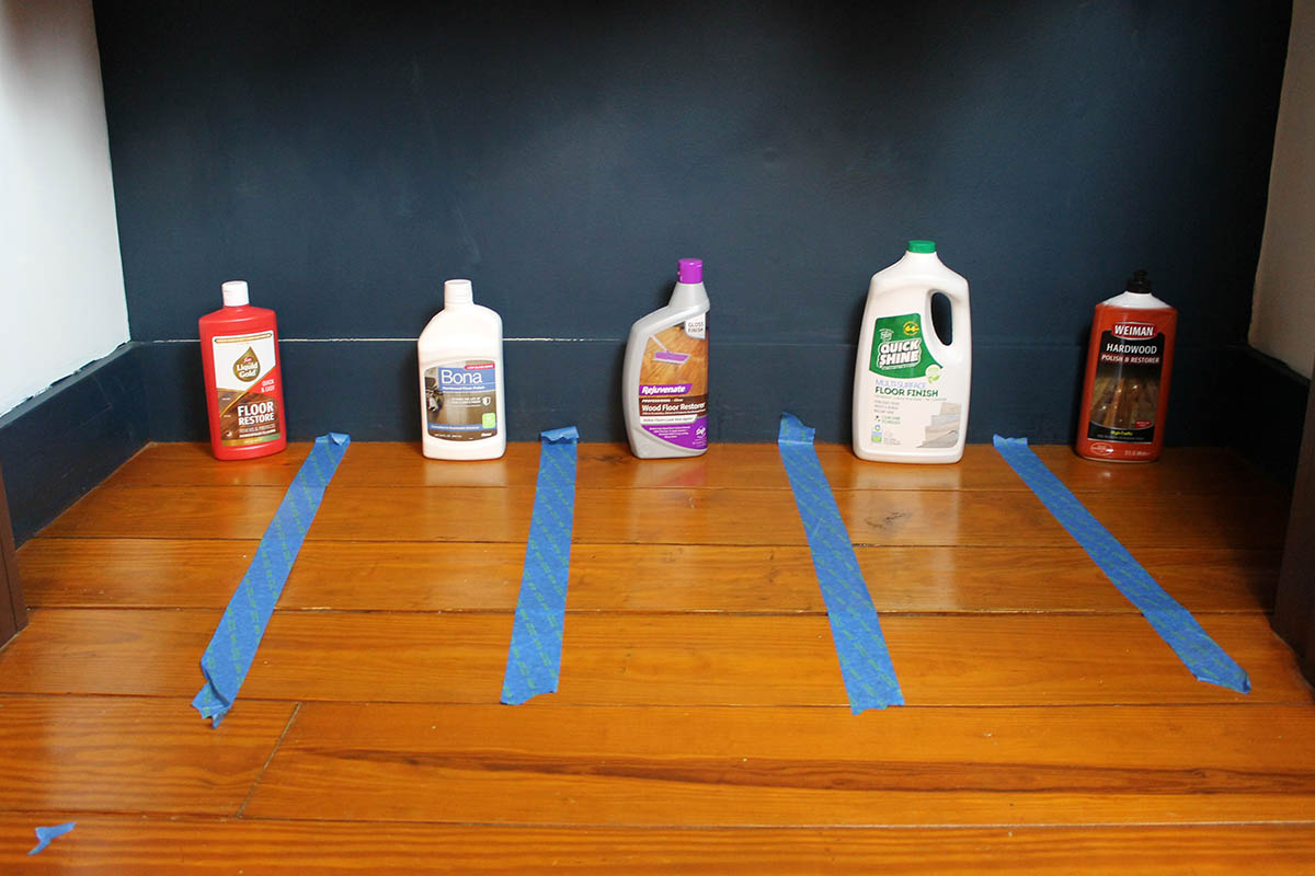 The Best Hardwood Floor Polishes Test Floor