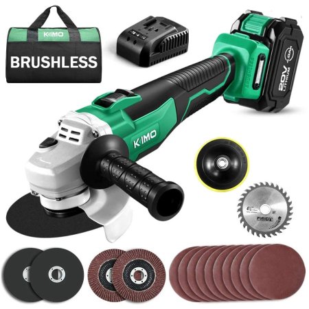  The Best Cordless Angle Grinder Option: Kimo 20V Cordless Angle Grinder