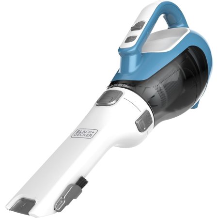  The Black+Decker Dustbuster Hand Vacuum on a white background.