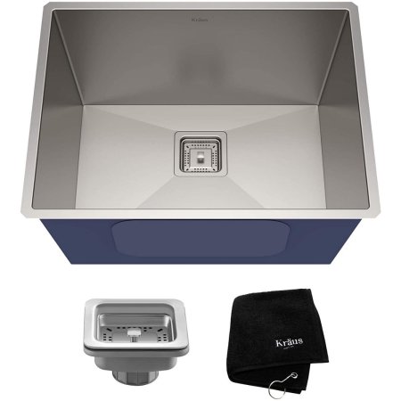  The Best Utility Sinks Option: Kraus Pax 24” Stainless Steel Laundry/Utility Sink