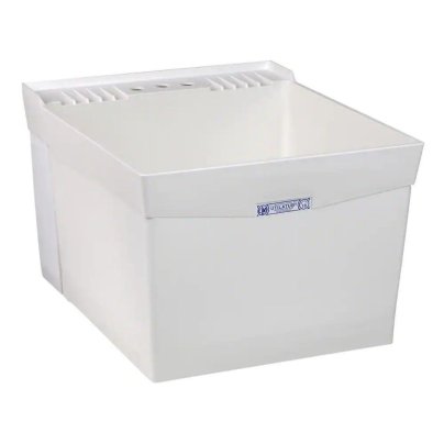 The Best Utility Sinks Option: Mustee 20” Utilatub Laundry Tub - Wall