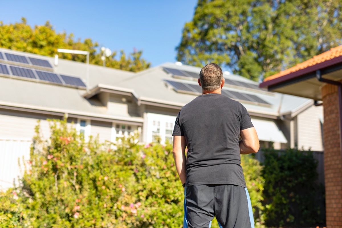 home solar panel