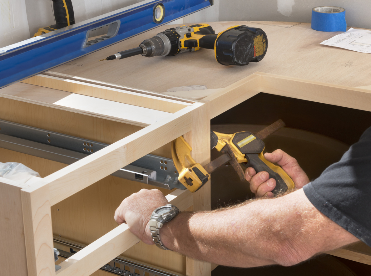 how to install kitchen cabinets