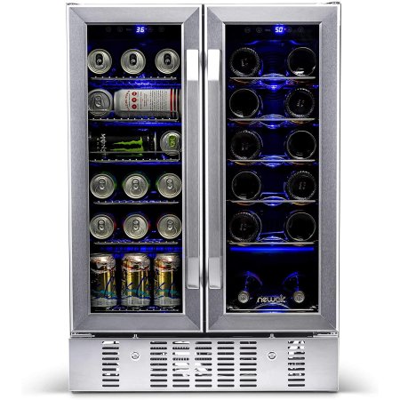  The Best Dual Zone Wine Fridges Option: NewAir 24-Inch Dual Zone Wine and Beverage Fridge