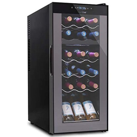  The Best Dual Zone Wine Fridges Option: NutriChef 18-Bottle Dual Zone Wine Cooler