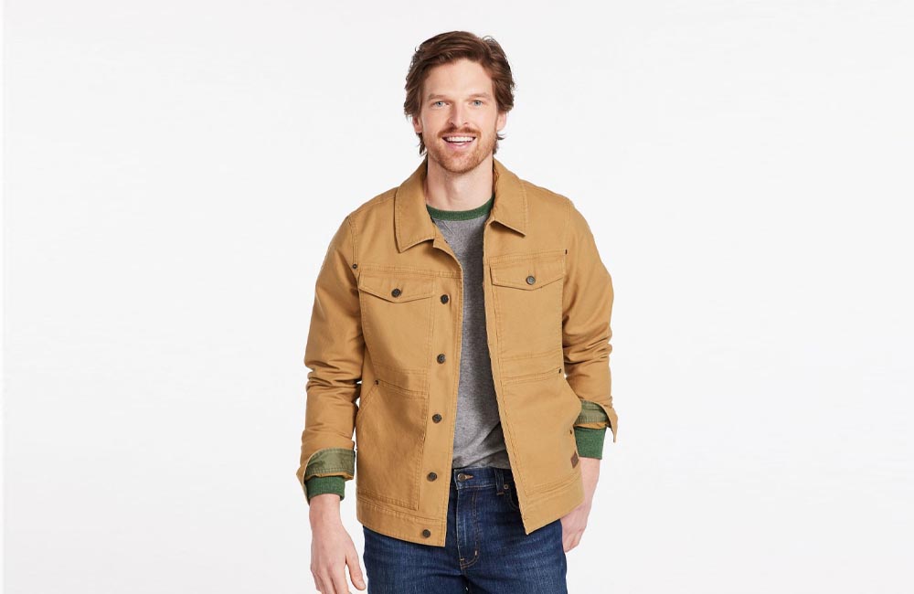 Best Father’s Day Gifts Option Men's BeanFlex Utility Trucker Jacket