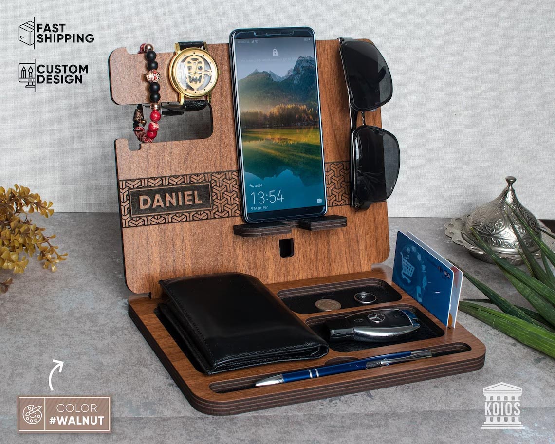 The Best Fathers Day Gifts Option Personalized Docking Station
