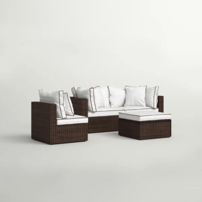 The Best Outdoor Sectional Option: Latitude Run Burruss Wide Outdoor Sectional