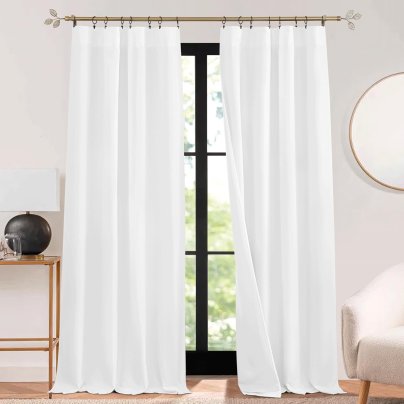 The Best Soundproof Curtains Option: RYB Home 100% Blackout Soundproof Curtains