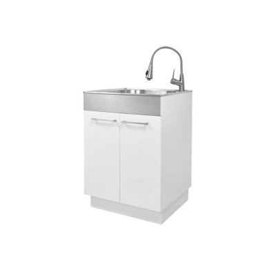 The Best Utility Sink Option Glacier Bay All-in-One Stainless Steel Laundry Sink