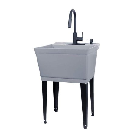  The Best Utility Sink Option Jackson Supplies Tehila Utility Sink With Faucet