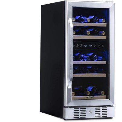 The Best Dual Zone Wine Fridges Option: NewAir Built-In 29-Bottle Dual Zone Wine Fridge