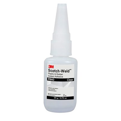 The Best Glue For Rubber Option: 3M Scotch-Weld Plastic & Rubber Instant Adhesive PR40