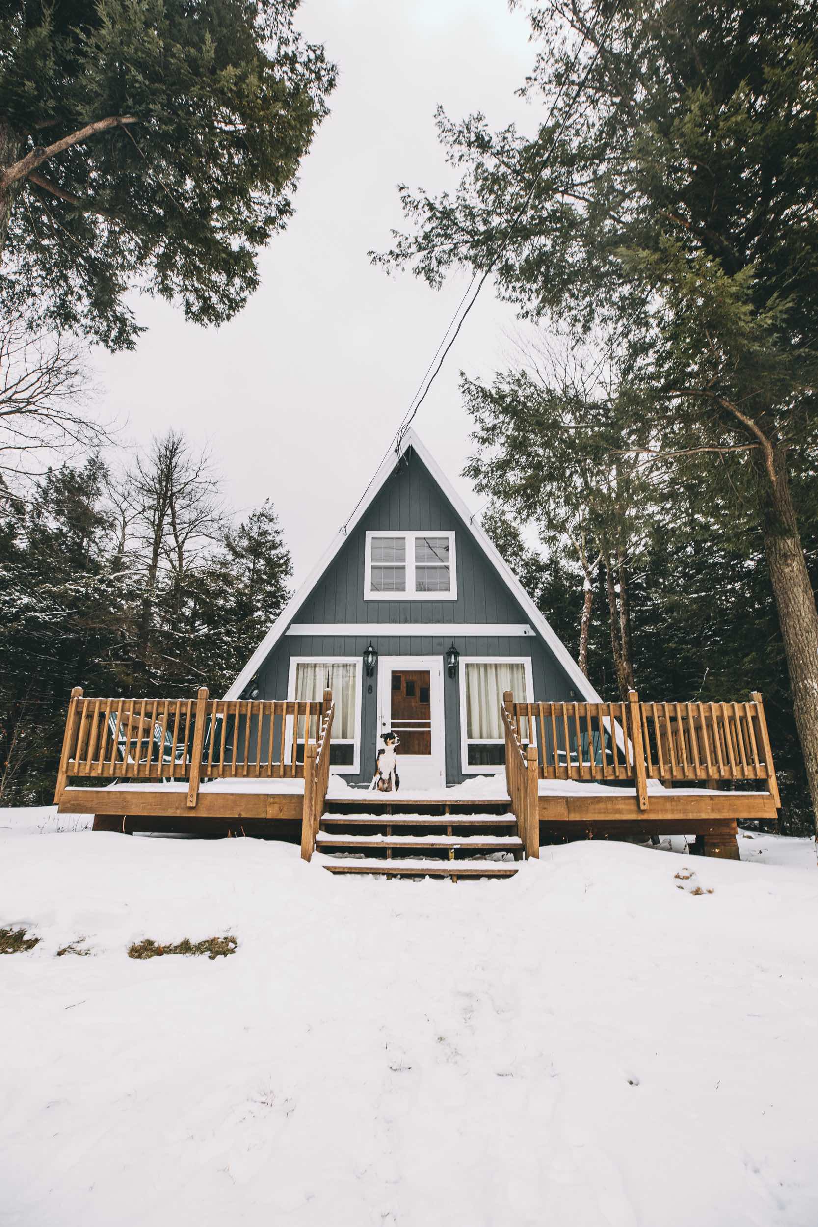 A-frame houses