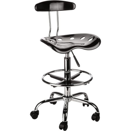  The Best Drafting Chairs Option: Flash Furniture Drafting Stool with Tractor Seat