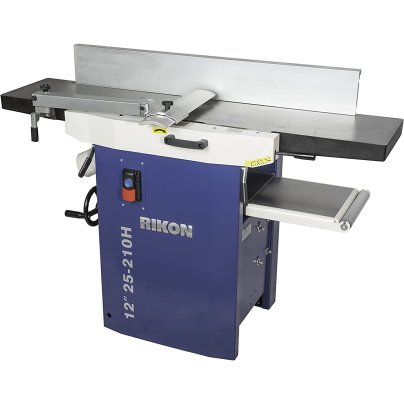 The Rikon 25-210H 12" Helical Planer/Jointer on a white background