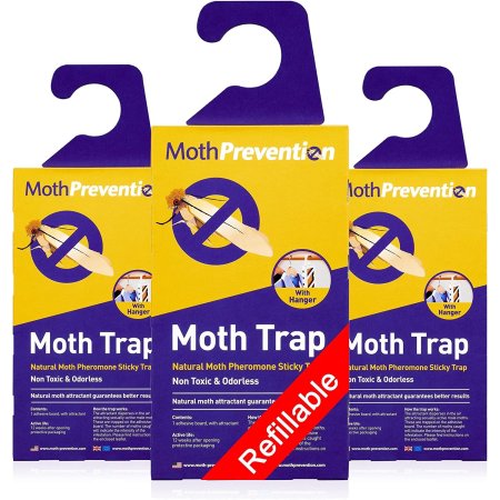  The Best Moth Repellents Option: MothPrevention Powerful Clothes & Carpet Moth Traps