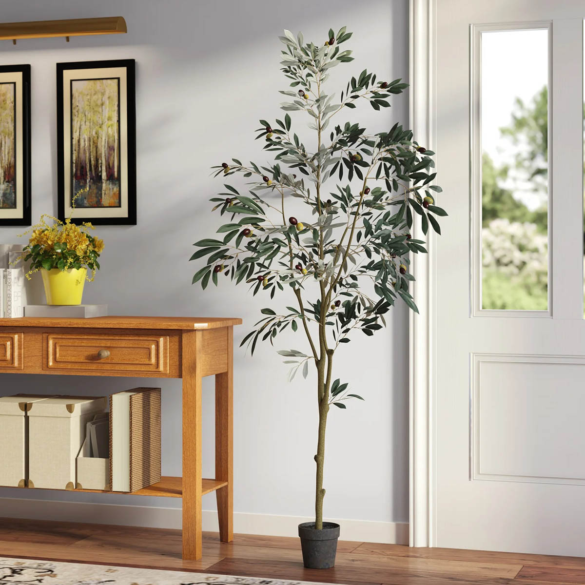 The Best Faux Olive Tree Option Alcott Hill Artificial Olive Tree