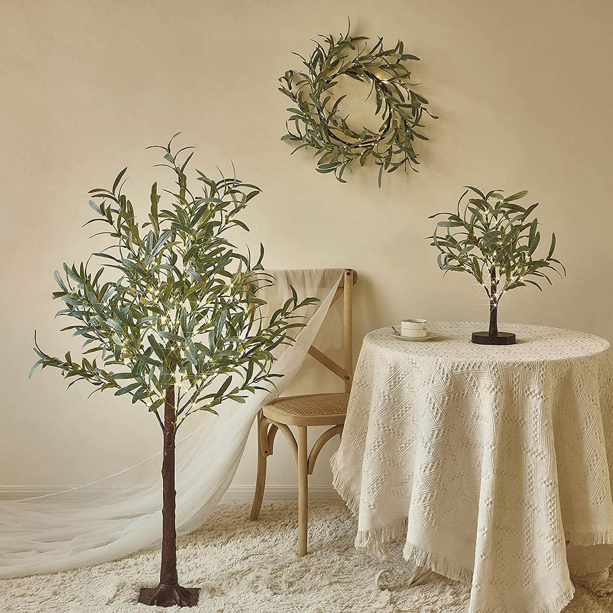The Best Faux Olive Tree Option Hairui Lighted Olive Tree