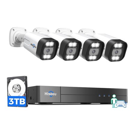  The Best PoE Security Camera System Option Hiseeu 4K PoE Security Camera System