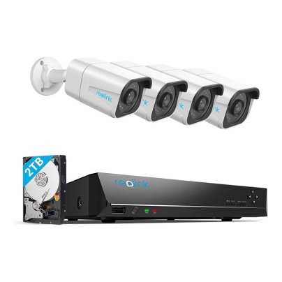 The Best PoE Security Camera System Option Reolink RLK8-Reolink RLK8-800B4 Smart 4K Security Kit800B4 Smart 4K Security Kit