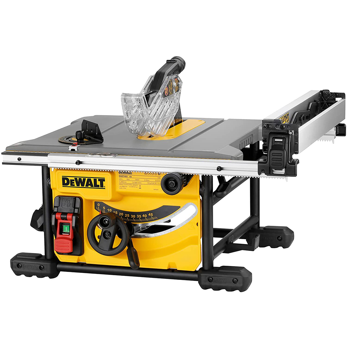 The Best DeWalt Table Saws Option: DeWalt 8¼-Inch Compact Jobsite Table Saw