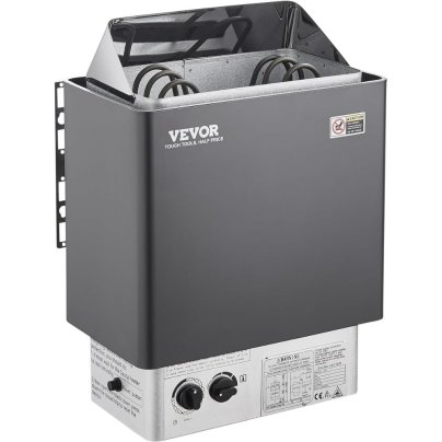 The Vevor 3 kW Electric Steam Bath Sauna Heater on a white background.