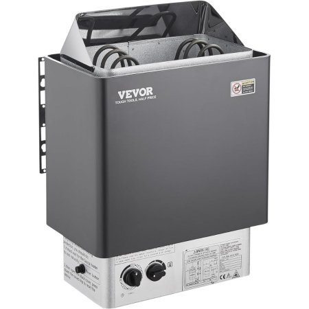  The Vevor 3 kW Electric Steam Bath Sauna Heater on a white background.