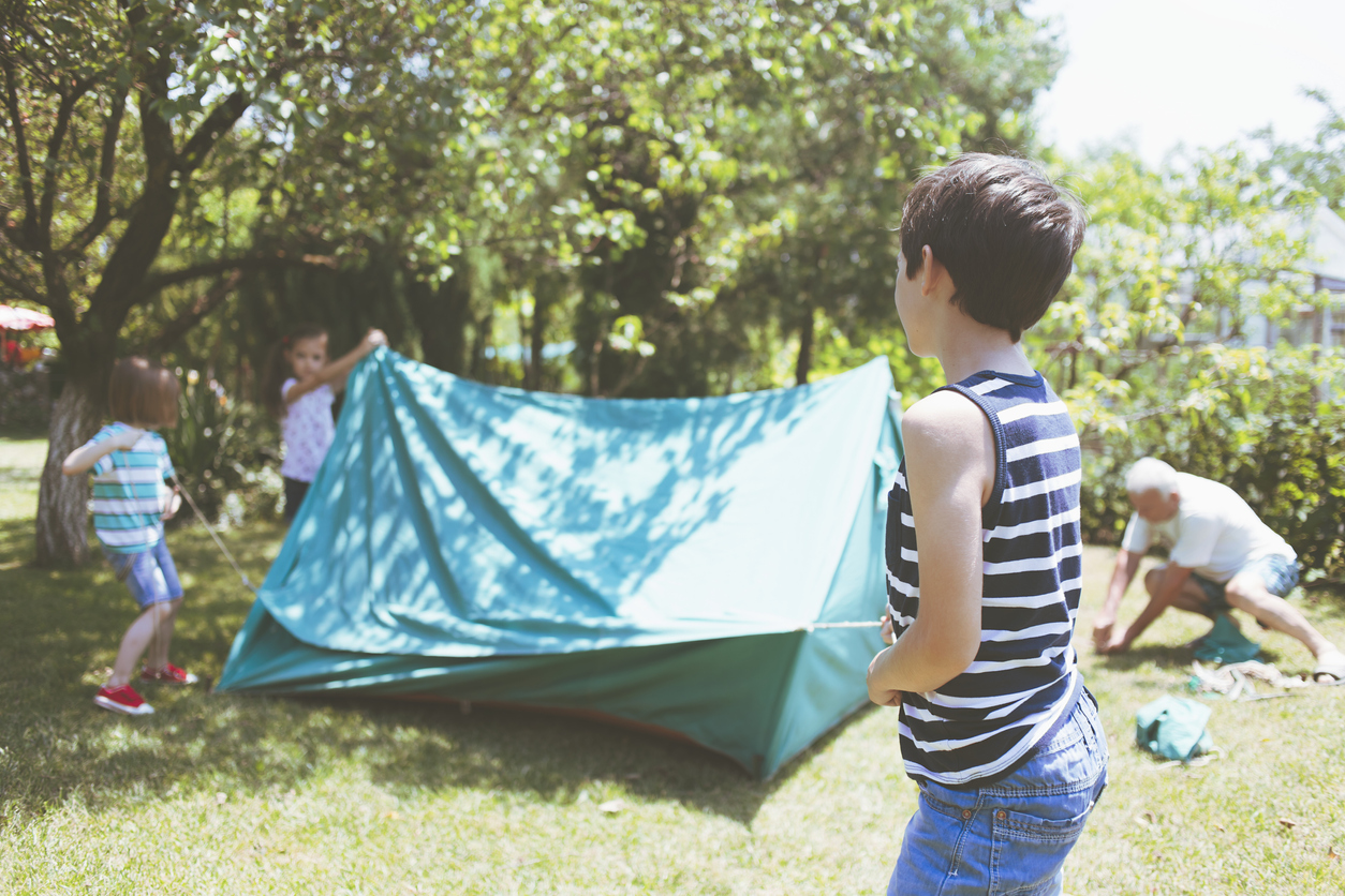 backyard camping