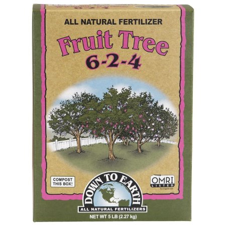  Down to Earth All-Natural Organic Fruit Tree Mix on a white background