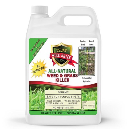  Bottle of Natural Armor All-Natural Weed & Grass Killer on white background