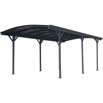 The Best Carports Option: Hanover 19' x 10' Aluminum Arch-Roof Carport