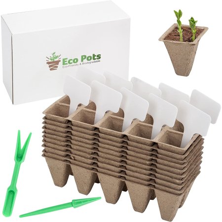  The Best Seed Starting Trays Option: Eco Pots Seed Starter Trays