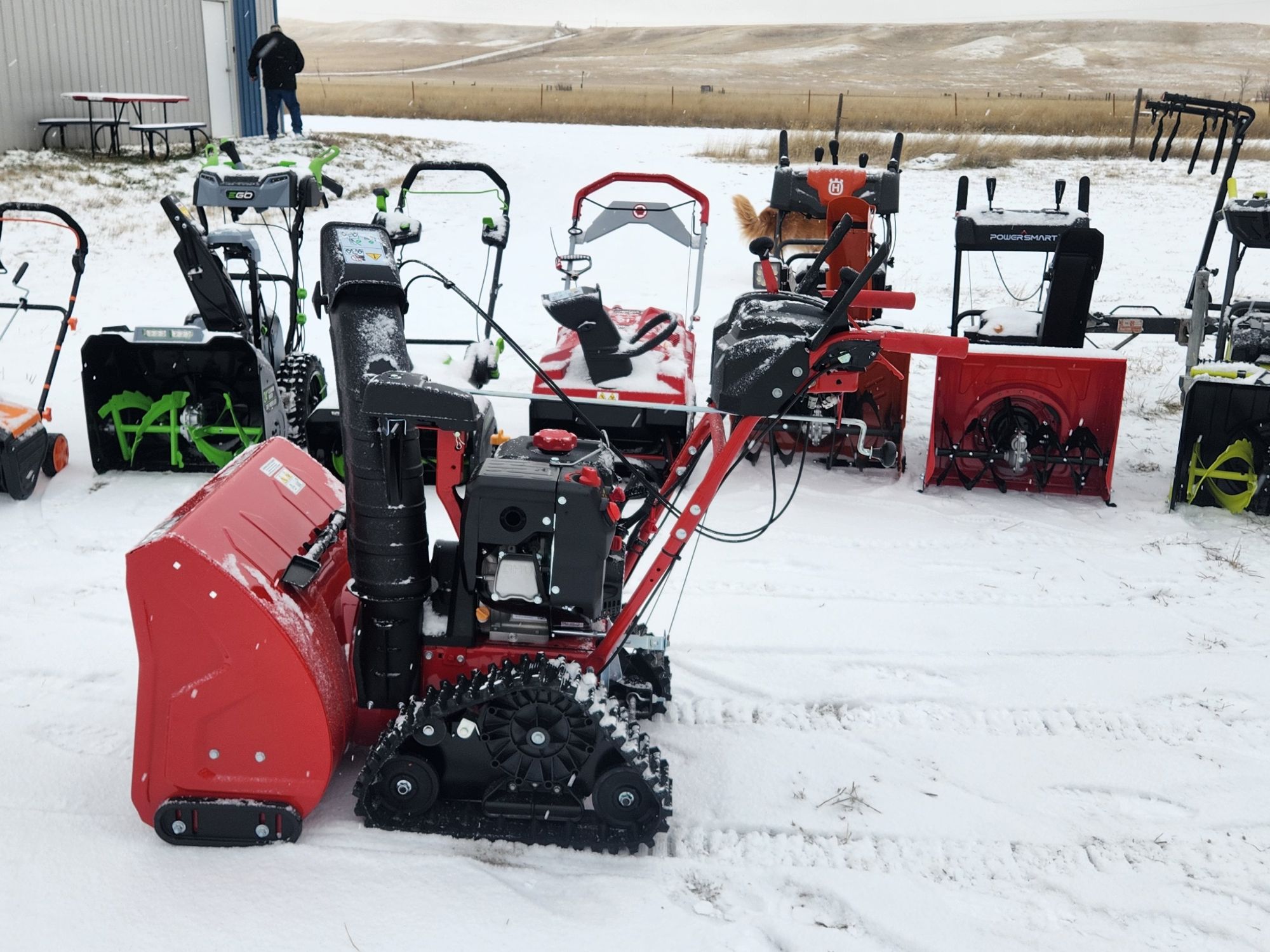 close up of the models of best snow blower 